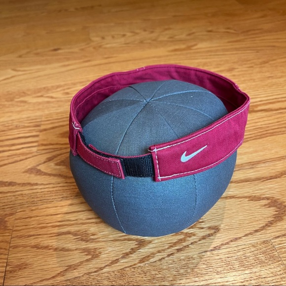Nike Golf Burgundy Visor 100% Cotton OSFA - Picture 4 of 5